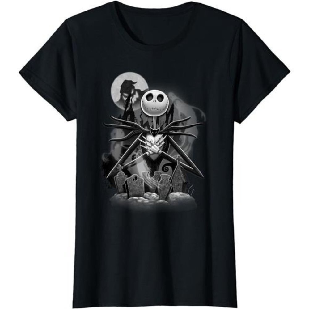 Disney Nightmare Before Christmas Jack Night Scene T-Shirt